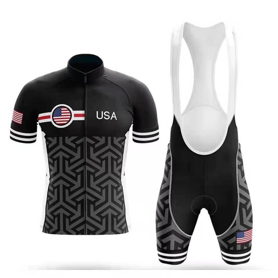 Men's Moisture Absorption And Ventilation Short-sleeved Cycling Outfit Suit