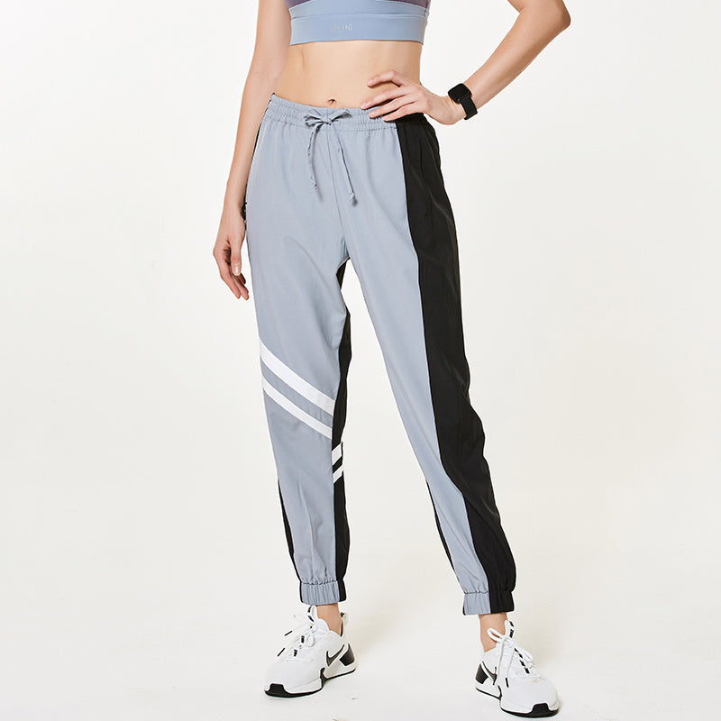 Pantaloni sportivi sottili, ad asciugatura rapida e traspiranti, pantaloni da corsa da donna, sezione sottile estiva, collant, pantaloni da yoga fitness, larghi