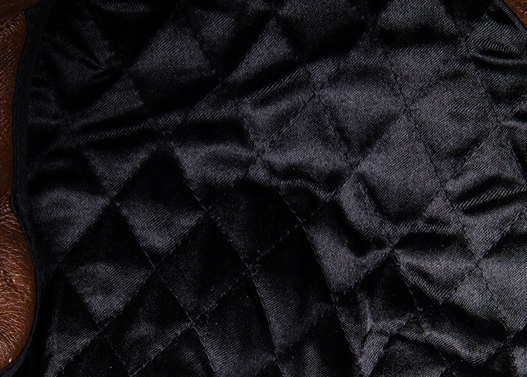 Men'S Genuine Leather Octagonal Cap