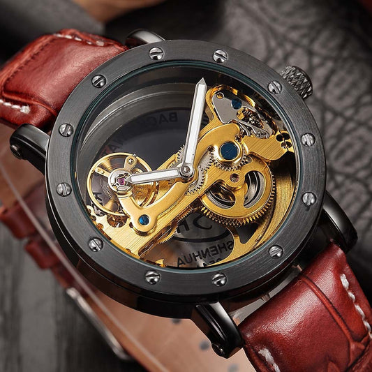 Orologio meccanico Tourbillon impermeabile