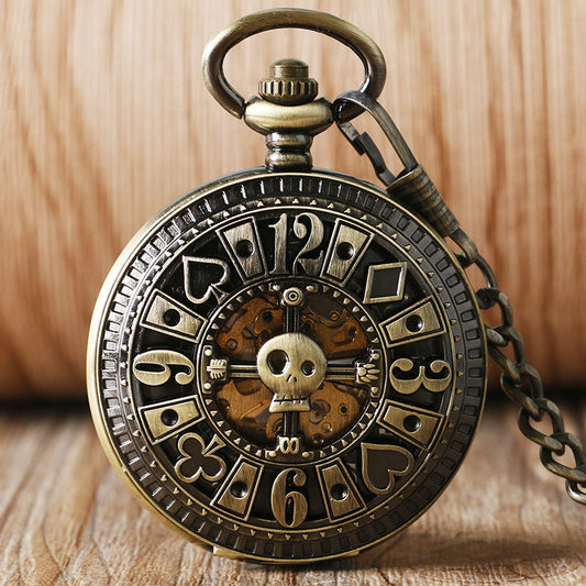 Shantou carved pocket watch