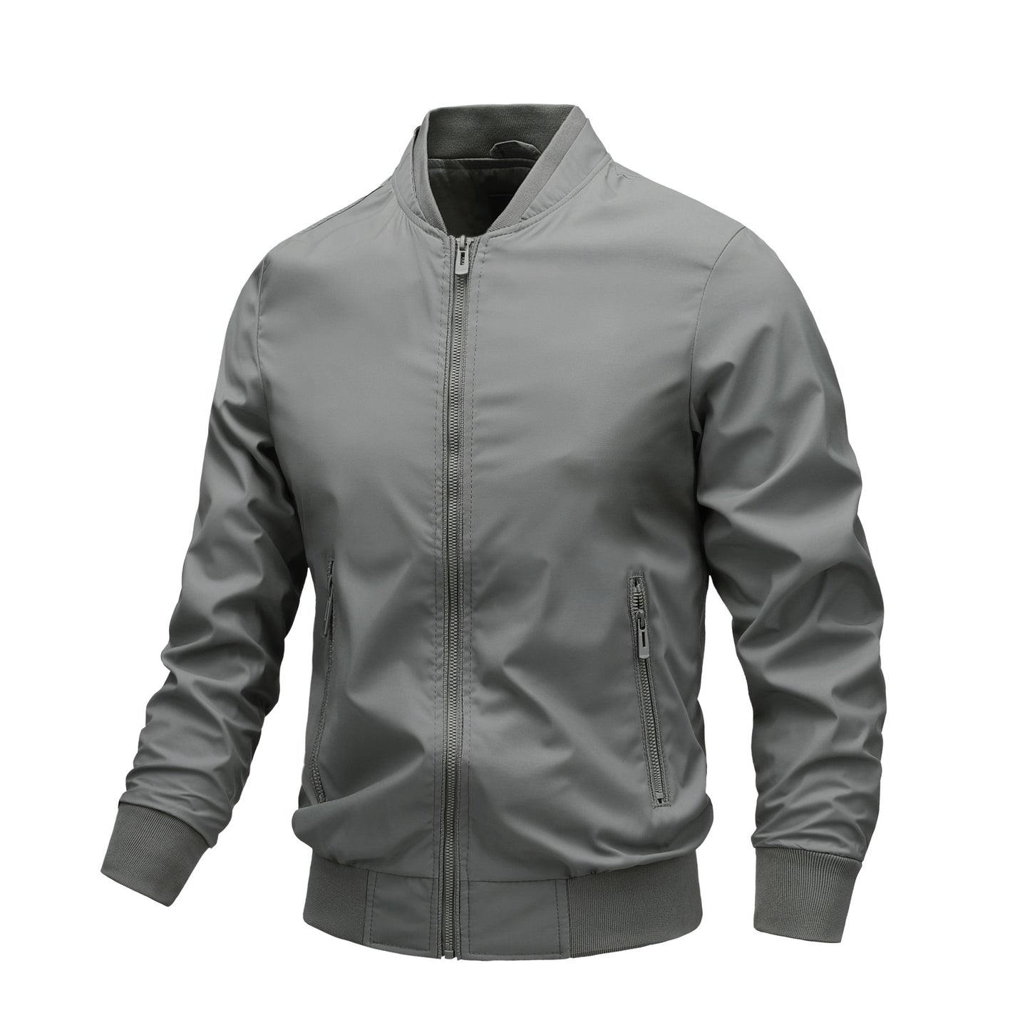 Solid Color Leisure Sports Youth Coat