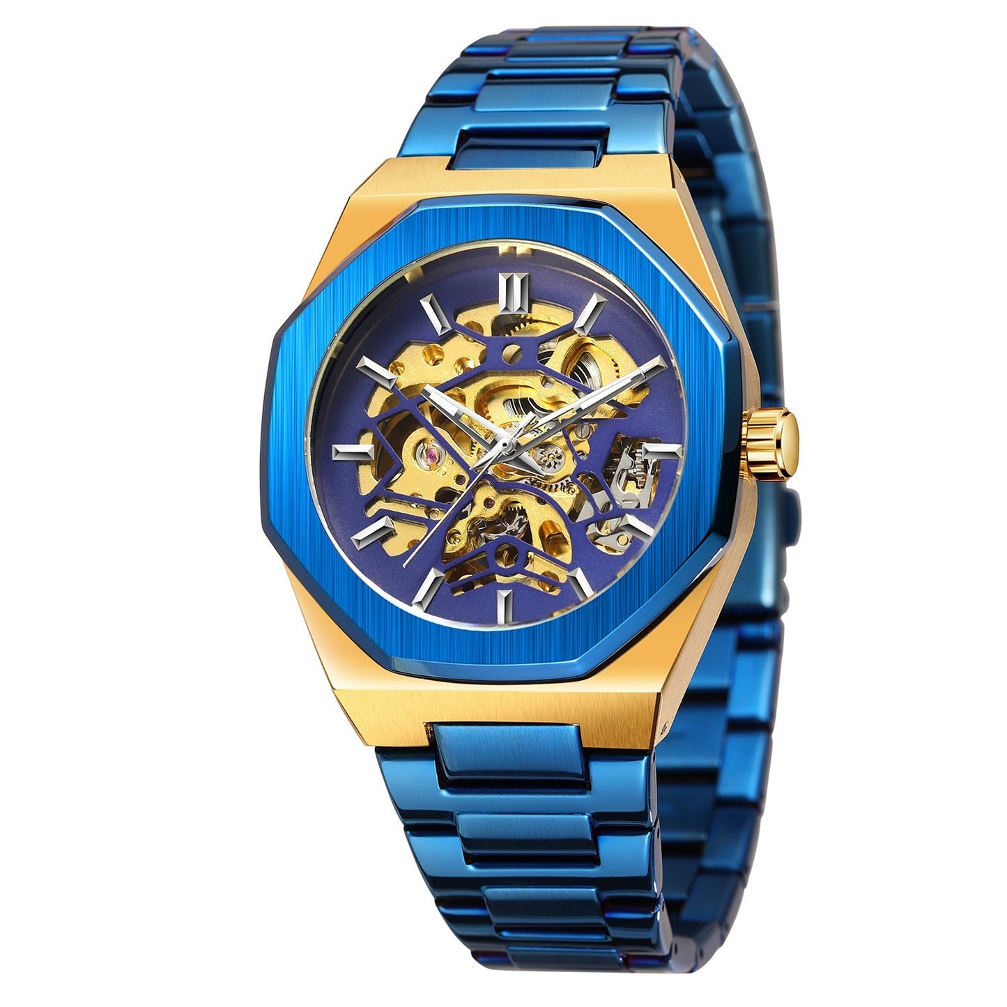 Men's Hollowed Fashion Casual Automatic Mechanical Watch