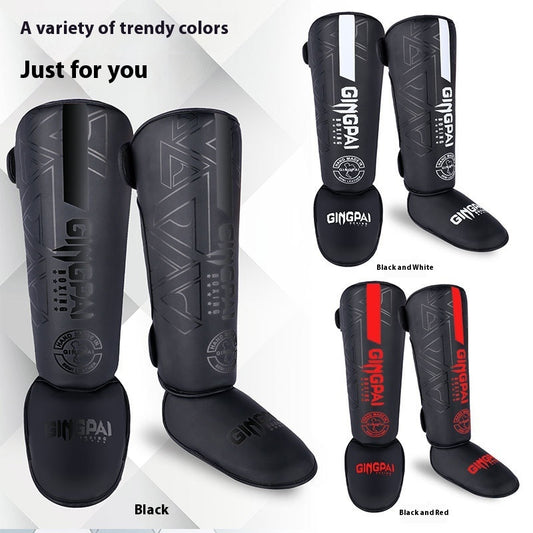 Sanda Free Fight Even Protective Gear Ankle Support Shin Guard