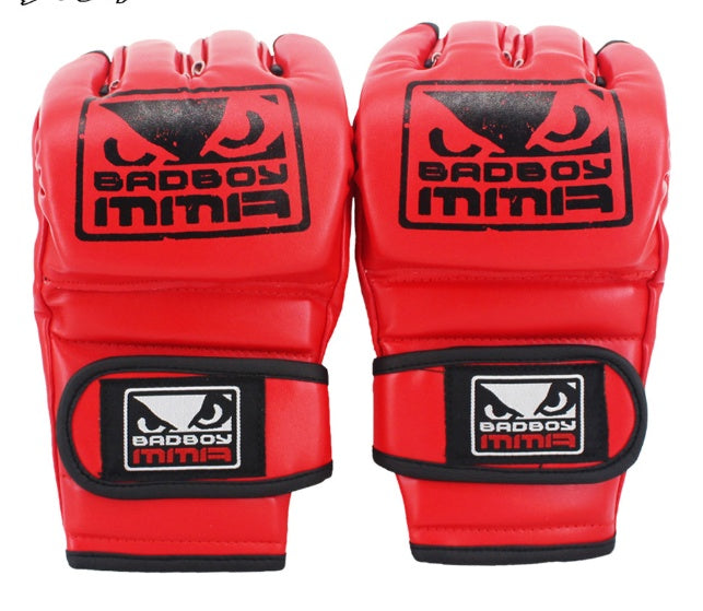 MMA adult half finger boxing gloves