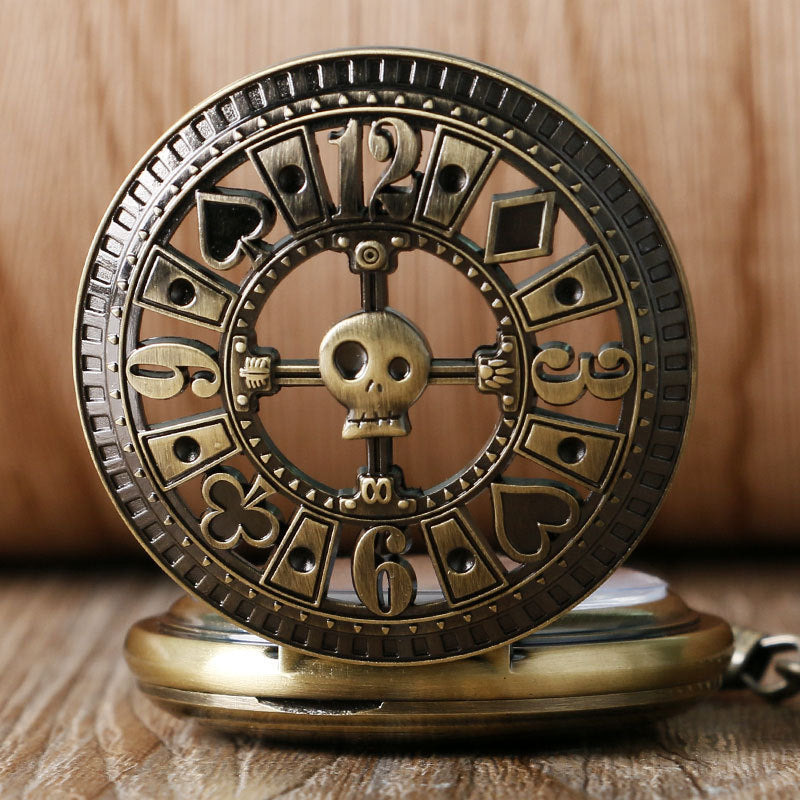 Shantou carved pocket watch