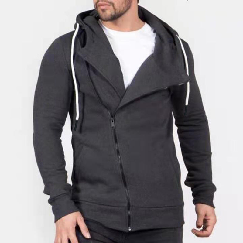 Fashionable And Fashionable Fleece Patchwork Men's Hoodie