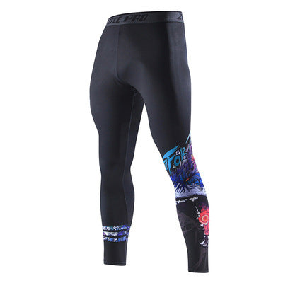 Sports Tights High Stretch Men's Basketball Running Fitness Pants