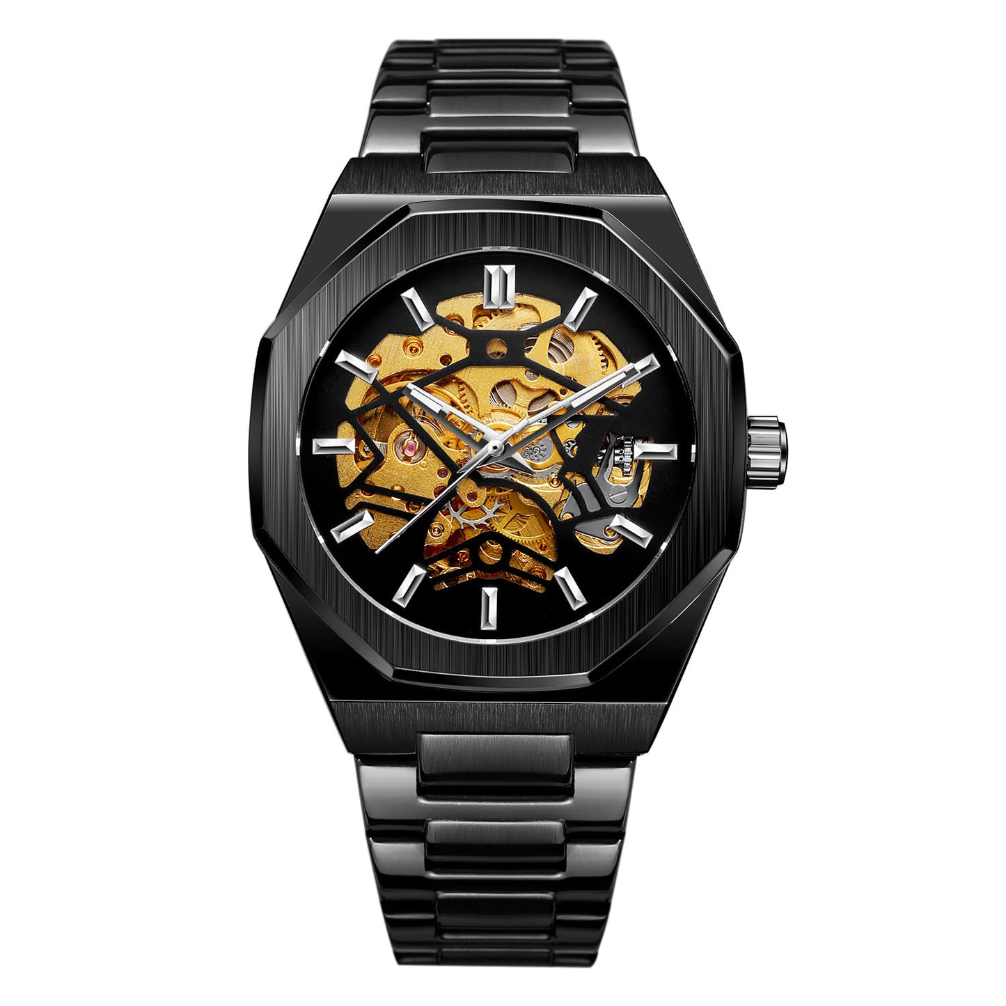 Men's Hollowed Fashion Casual Automatic Mechanical Watch