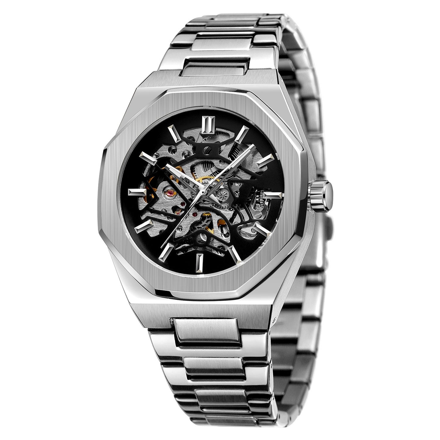 Men's Hollowed Fashion Casual Automatic Mechanical Watch