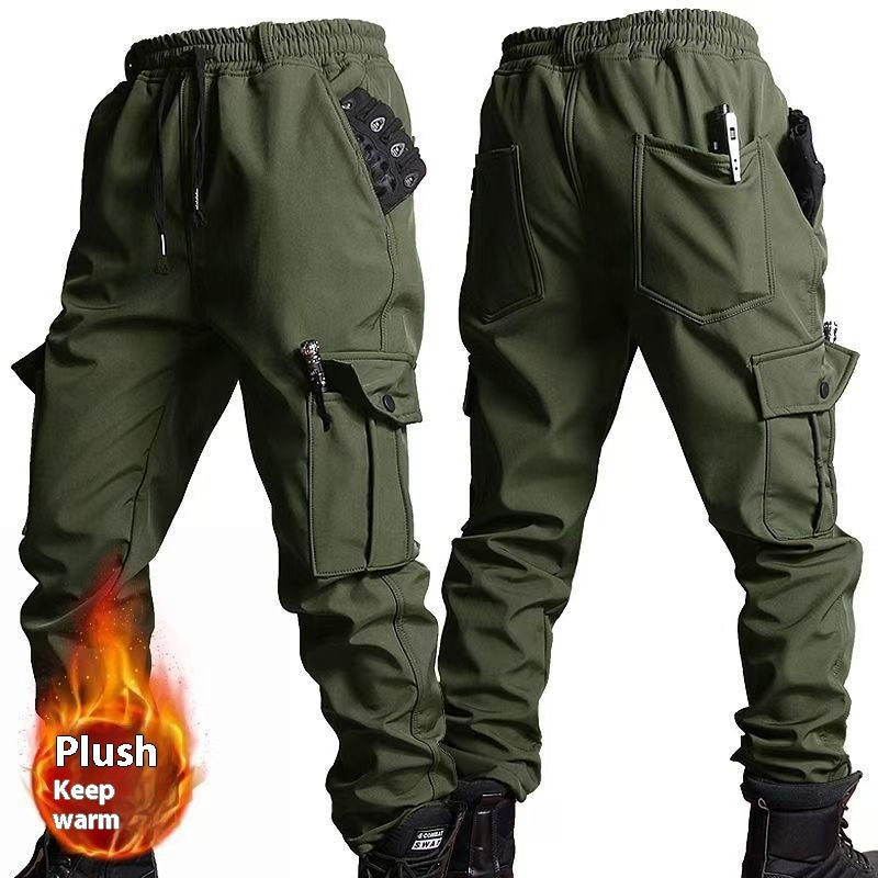 Men's Autumn And Winter Wear-resistant Waterproof Cold-resistant Shell Jacket Trousers Suit