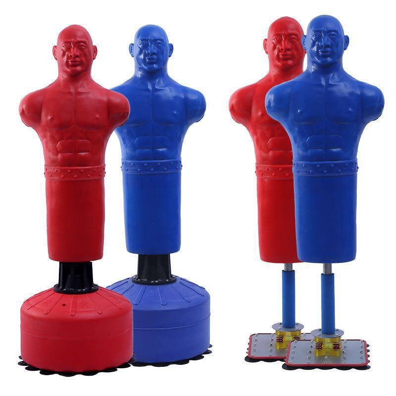 Rubber Boxing Dummy Silicone Man Sandbag Professional Training Tumbler Household