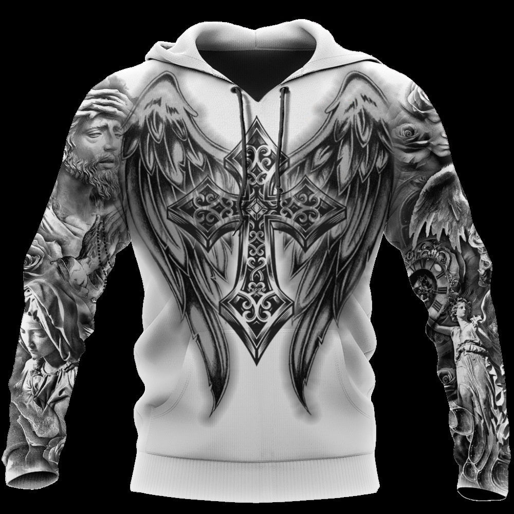 Men's Fashion 3D Printed Pullover Sweatshirt