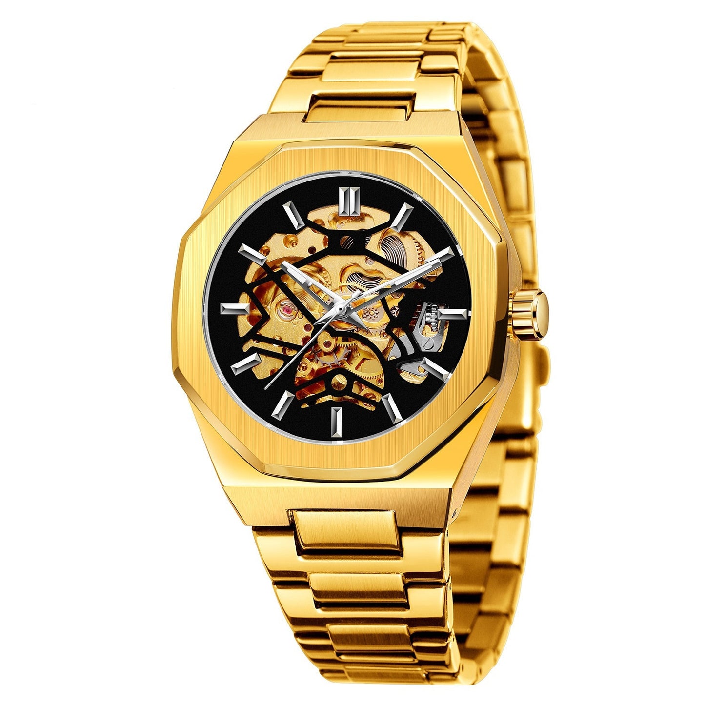 Men's Hollowed Fashion Casual Automatic Mechanical Watch