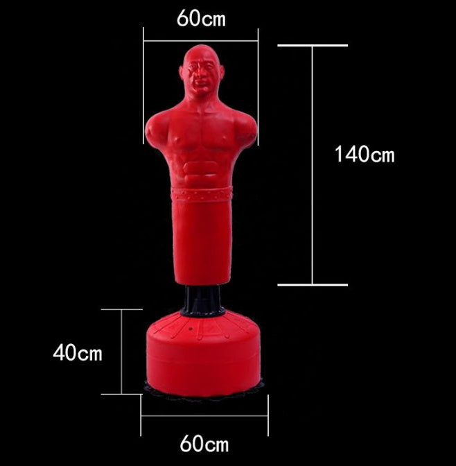 Rubber Boxing Dummy Silicone Man Sandbag Professional Training Tumbler Household