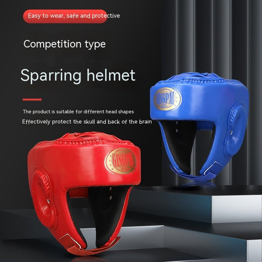 Boxing Helmet Fully Enclosed With Jaw Protection For Free Combat